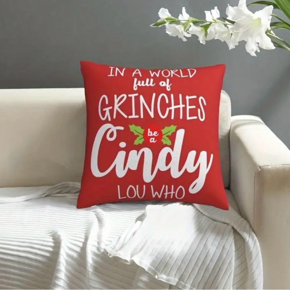 Grinch Whoville Pillow Cover,NWT - Picture 3 of 4